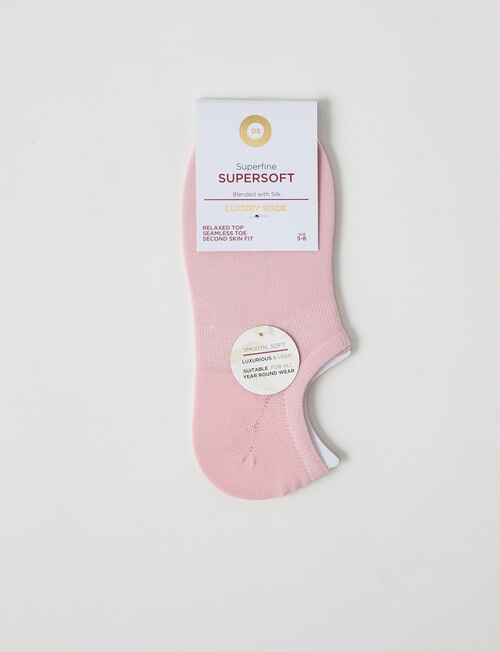DS Socks Viscose Liner Sock, Lotus Pink product photo View 02 L