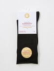 DS Socks Viscose Roll Top Sock, Black, 5-11 product photo View 02 S