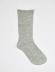 DS Socks Viscose Roll Top Sock, Greymarle, 5-11 product photo