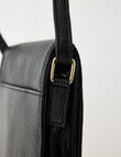 Carte Leather Small Crossbody Bag, Black product photo View 04 S
