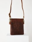 Carte Leather Small Crossbody Bag, Vintage product photo