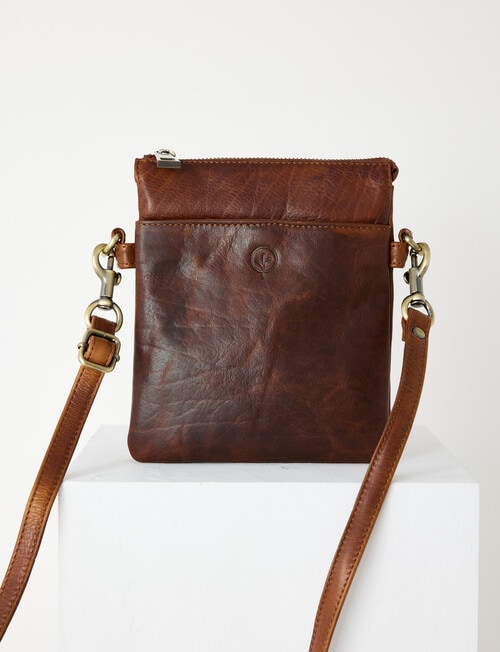 Carte Leather Small Crossbody Bag, Vintage product photo View 04 L