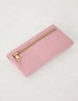 Carte Leather Trifold Wallet, Pink product photo View 02 S