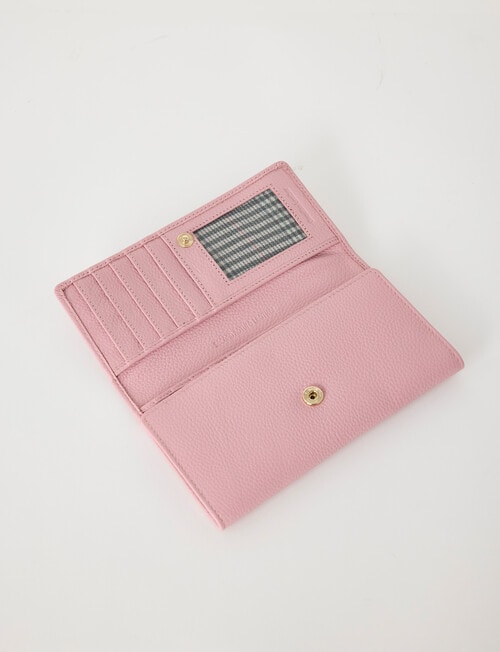 Carte Leather Trifold Wallet, Pink product photo View 03 L