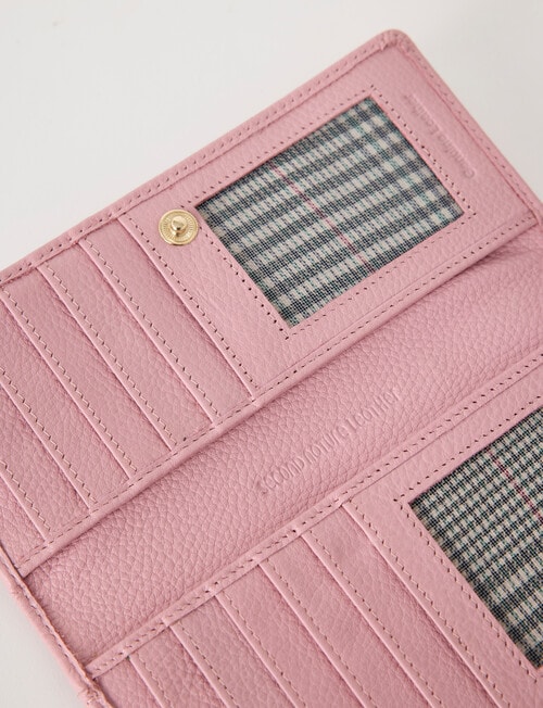 Carte Leather Trifold Wallet, Pink product photo View 05 L