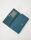 Carte Leather Trifold Wallet, Petrol product photo View 04 S