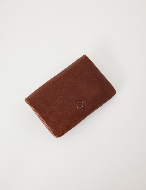 Carte Leather Medium Dome Wallet, Tan product photo