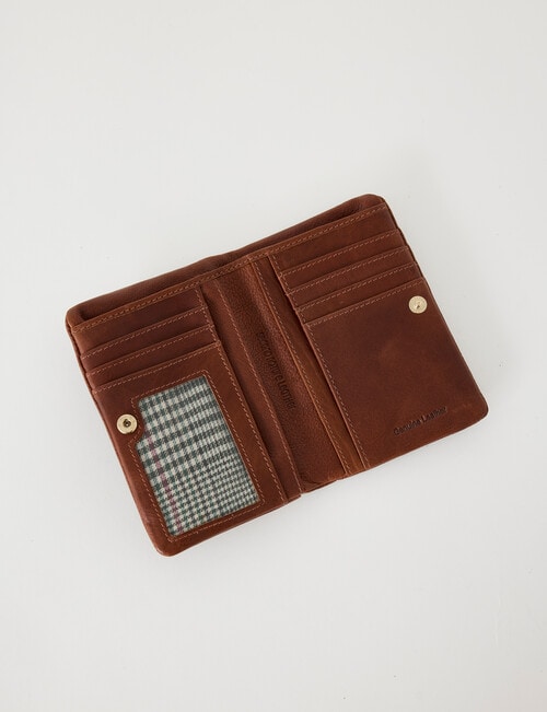 Carte Leather Medium Dome Wallet, Tan product photo View 05 L