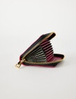Carte Leather Small Zippy Wallet, Fuchsia product photo View 06 S
