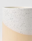 Terrace Citron Ceramic Candle, 12cm, White product photo View 02 S