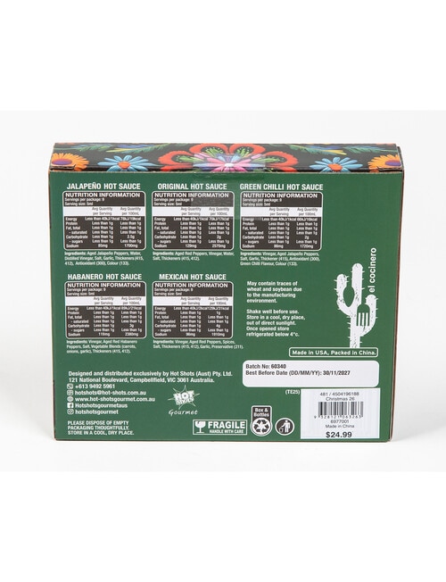 Chapala Mexican Hot Sauces, 5-Pack product photo View 02 L
