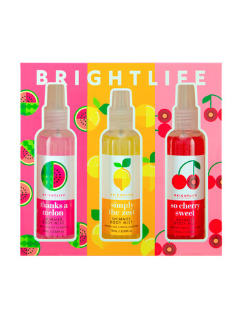 Vanilla Sugar Brightlife Fruity Shimmer Fragrance Mist Trio product photo