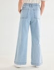 Denim Republic Wide Leg Jean, Iceberg product photo View 02 S