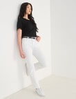 Denim Republic Straight Leg Jean, White product photo View 03 S
