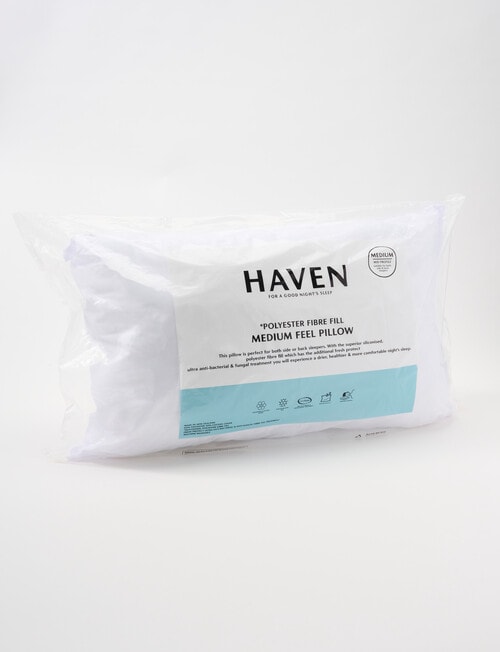Haven Polyfill Ultrafresh Pillow, Med product photo View 02 L