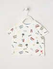 Teeny Weeny Combi Short Sleeve Tee, White product photo