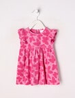 Teeny Weeny Fairy Garden Play Time Terry Towel Dress, Pink product photo