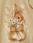 Teeny Weeny Fairy Garden Play Bunny Tee, Yellow product photo View 02 S