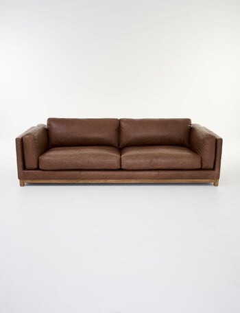 LUCA Furniture Venice Leather 3.5 Seater Sofa product photo