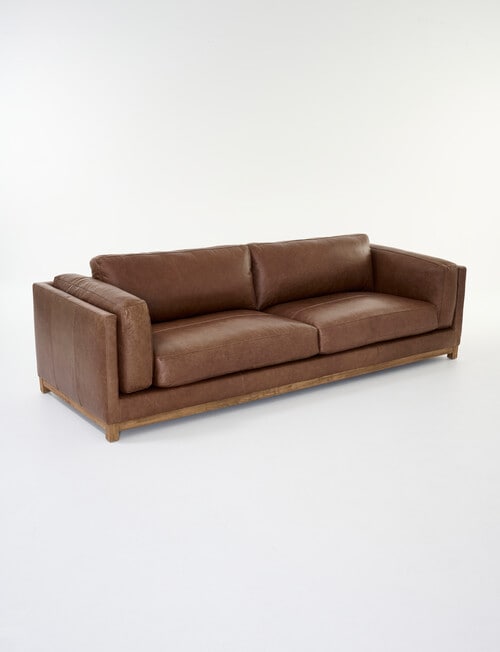 LUCA Furniture Venice Leather 3.5 Seater Sofa product photo