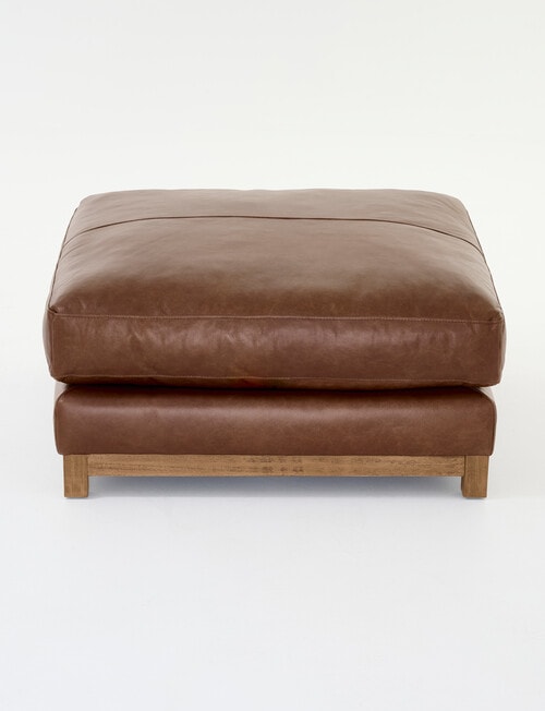 LUCA Furniture Venice Leather Ottoman product photo View 02 L