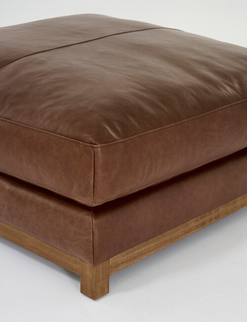 LUCA Furniture Venice Leather Ottoman product photo View 04 L