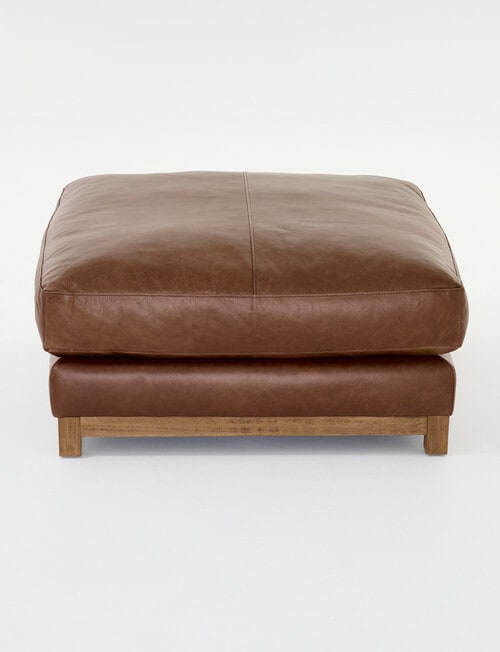 LUCA Furniture Venice Leather Ottoman product photo View 05 L