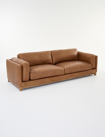 LUCA Furniture Venice Leather 3.5 Seater Sofa product photo