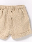 Teeny Weeny Shirt & Shorts, 2-Piece Set, Beige & Blue product photo View 03 S