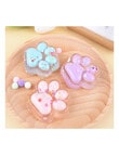Taba Squishy Transparent Double Colour Cat Paw, Assorted product photo