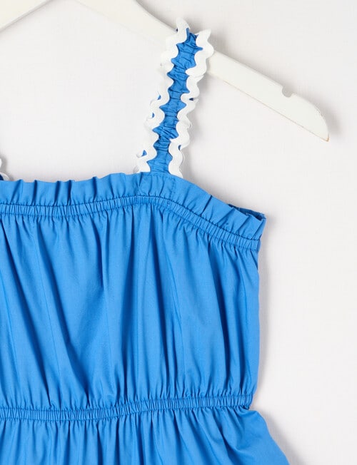 Switch Tiered Ric Rac Dress, Cobalt product photo View 02 L