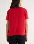 Oliver Black Double Layer Top, Red product photo View 02 S