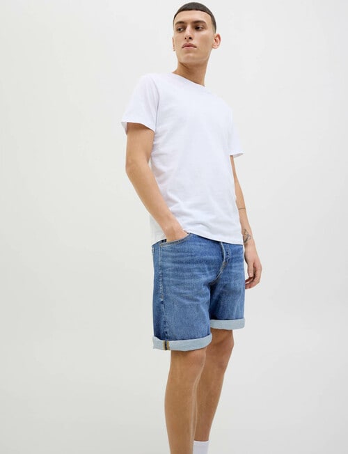 Jack & Jones Rick Original Shorts, Blue Denim product photo View 03 L