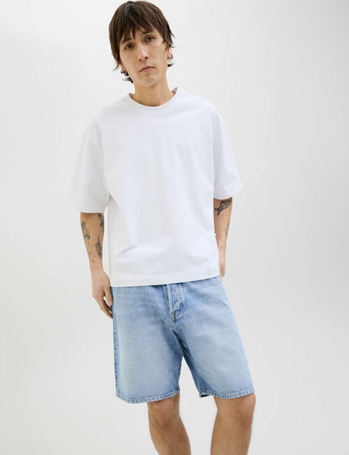 Jack & Jones Tony Original Shorts, Blue Denim product photo View 03 L