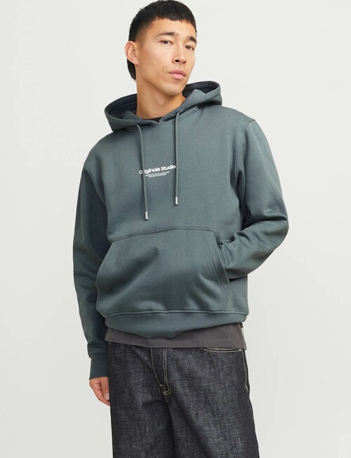 Jack & Jones Vestobro Sweat Hoodie, Stormy Weather product photo View 03 L