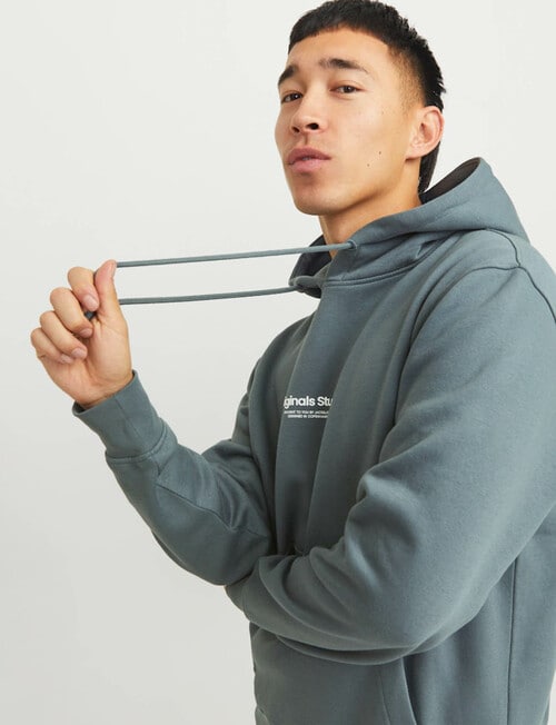 Jack & Jones Vestobro Sweat Hoodie, Stormy Weather product photo View 04 L