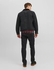 Jack & Jones Clark Evan Jeans, Black Denim product photo View 02 S