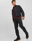 Jack & Jones Clark Evan Jeans, Black Denim product photo View 03 S