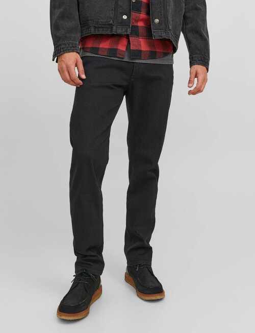Jack & Jones Clark Evan Jeans, Black Denim product photo View 04 L