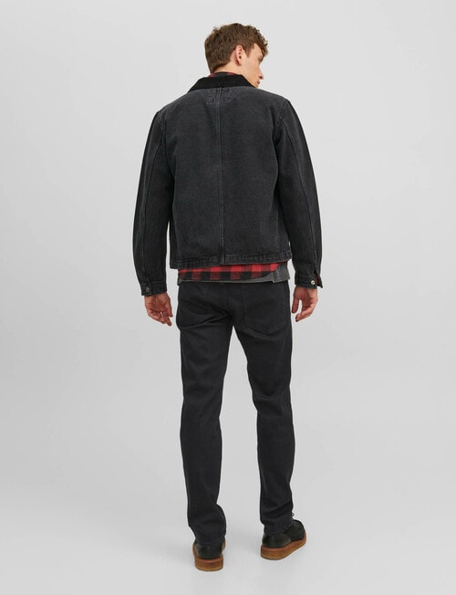 Jack & Jones Clark Evan Jeans, Black Denim product photo View 02 L