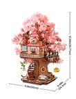 DIY Kits Rolife Sakura Tree House Wooden 3D Puzzle, TGS04 product photo View 06 S