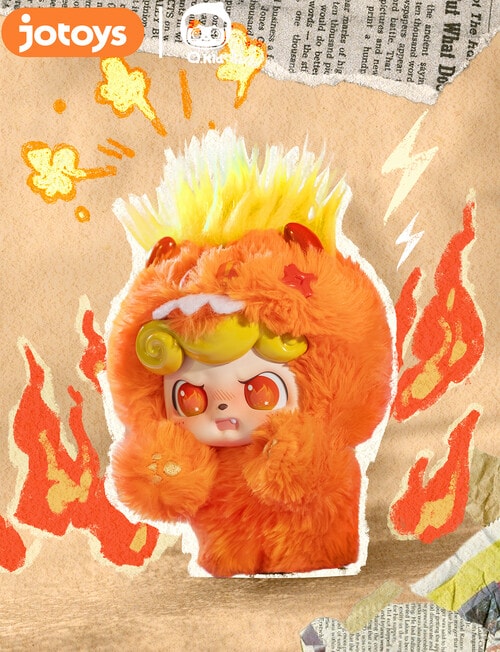 Jotoys Emotional Hairy Monsters Soft Toy Blind Box, Assorted product photo View 12 L