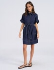 Vero Moda Ivy Short Shirt Dress, Dark Sapphire product photo View 05 S