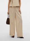 Vero Moda Fea Linen Blend Palazzo Pants, Oatmeal product photo