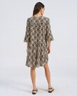 Vero Moda Dicthe Printed Cotton Tunic Dress, Cream product photo View 02 S