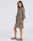 Vero Moda Dicthe Printed Cotton Tunic Dress, Cream product photo View 04 S