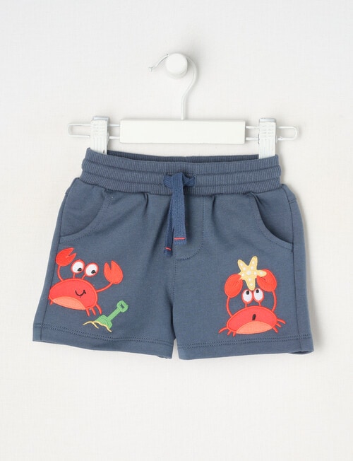 Teeny Weeny Crab Knit Short, Navy product photo