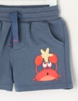 Teeny Weeny Crab Knit Short, Navy product photo View 02 S