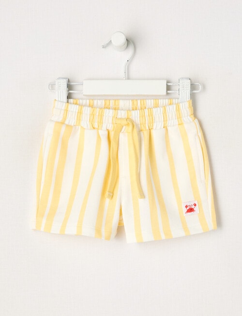 Teeny Weeny Stripe Knit Short, Sunshine product photo