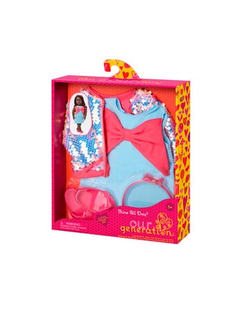 Our Generation Sequin Bomber Jacket Outfit product photo